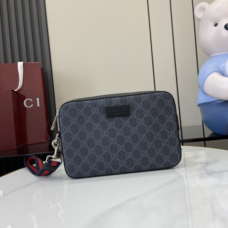 Портмоне Gucci с монограммой и ремешком