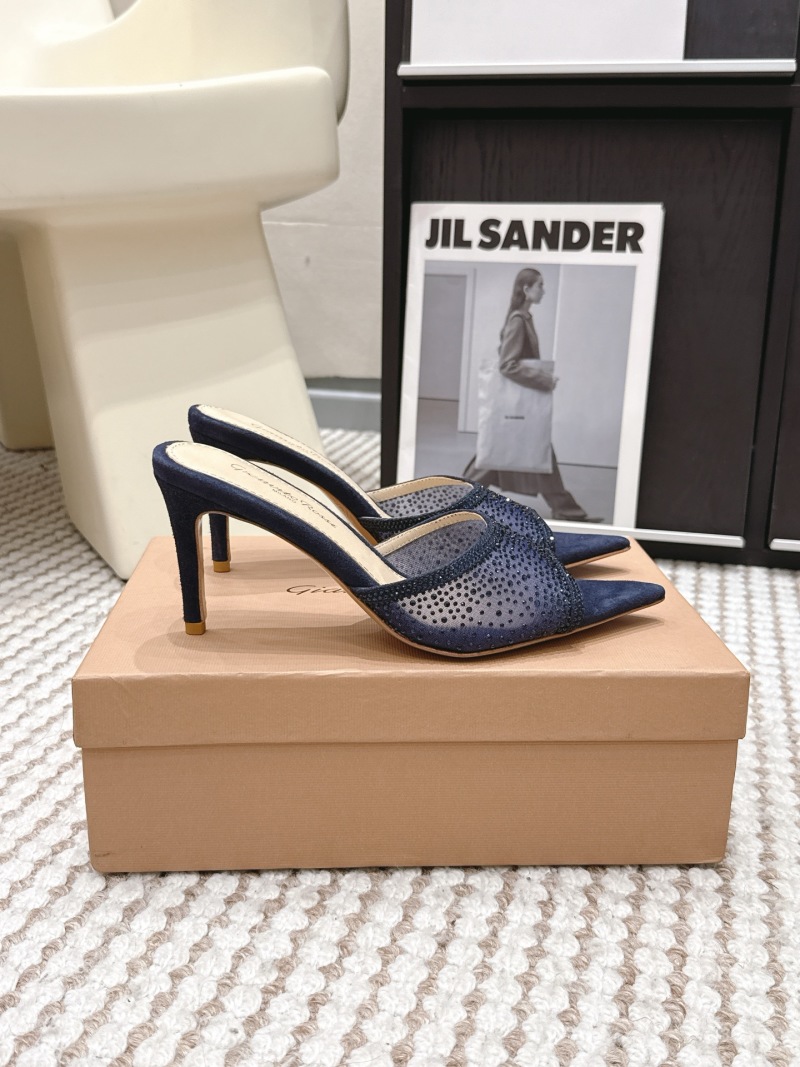 Gianvito Rossi Мюли женские со стразами