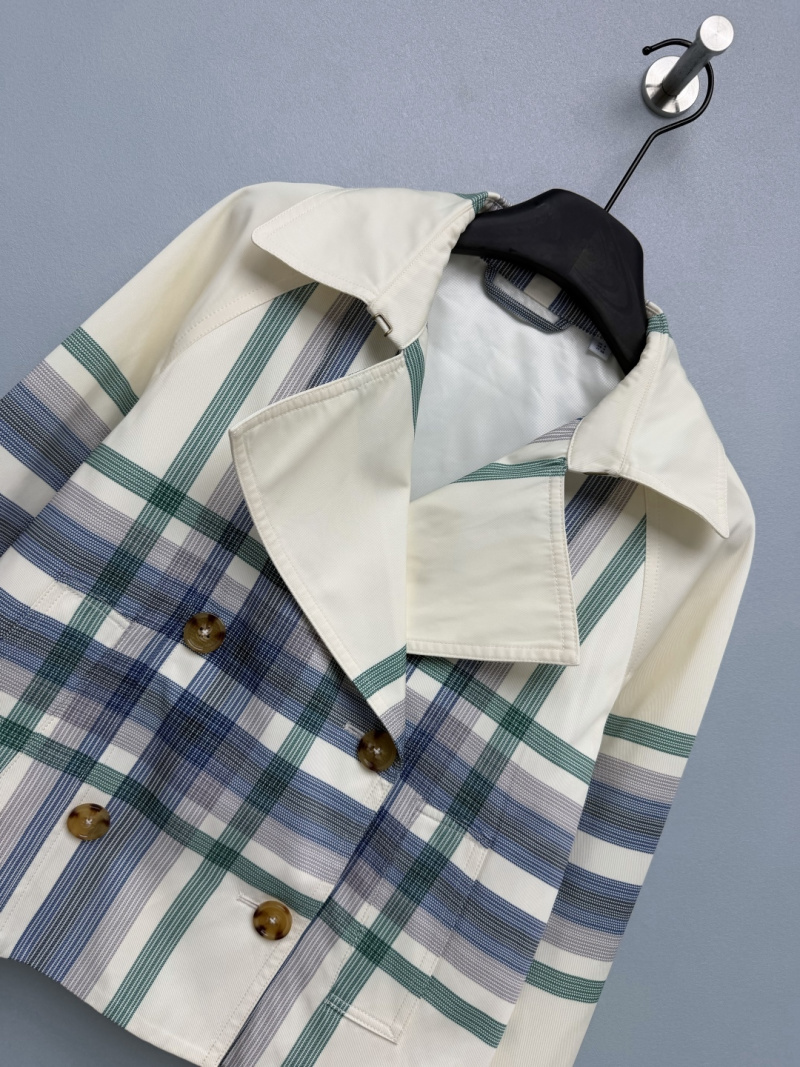Куртка Burberry с принтом в клетку