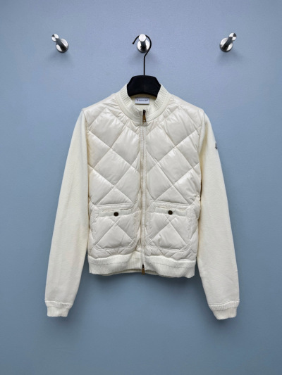Куртка Moncler с ромбовидной стёганой отделкой