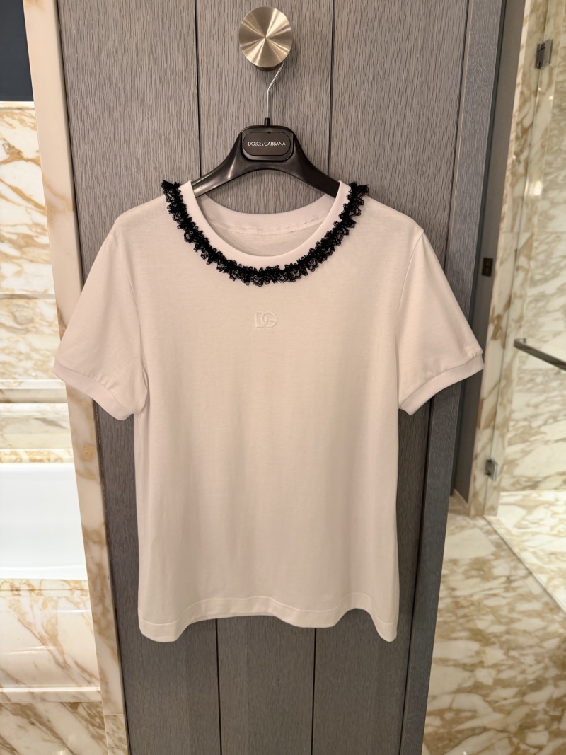 Топ с кружевной отделкой Dolce & Gabbana
