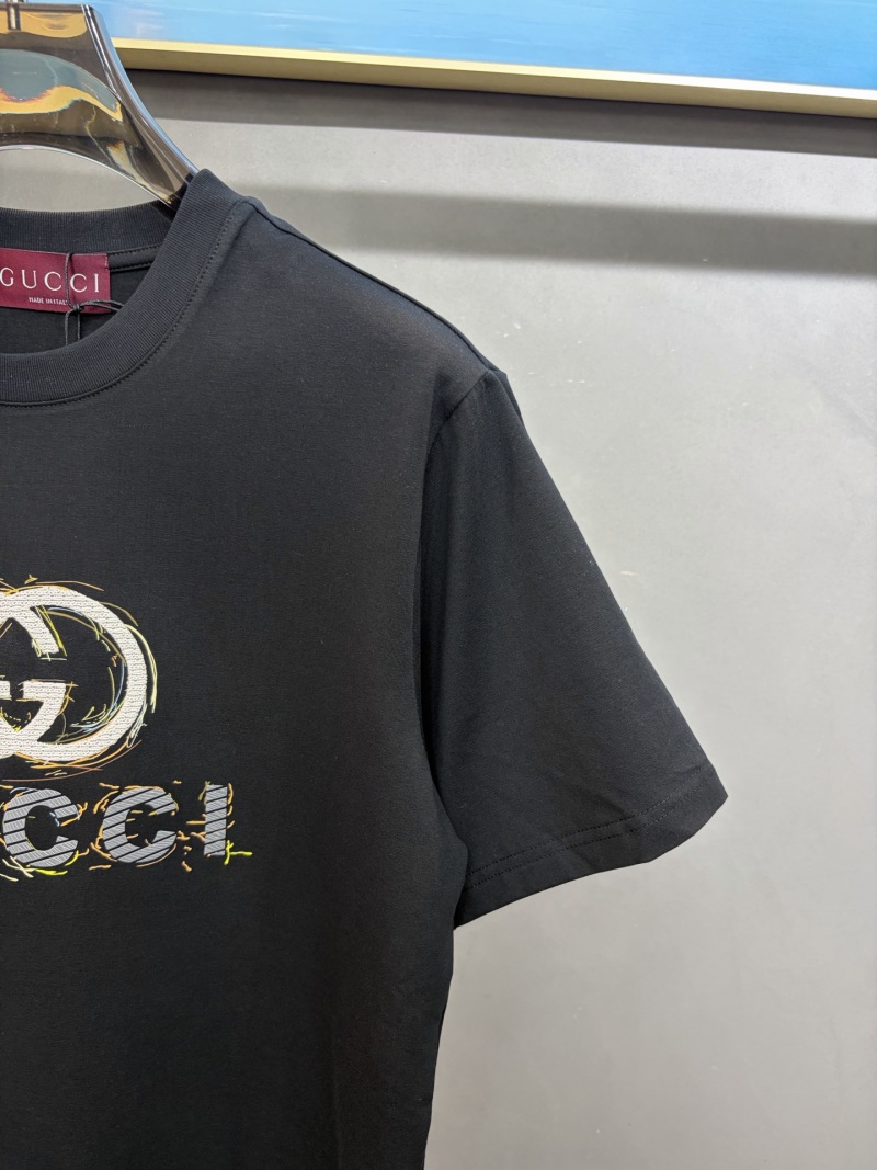Футболка Gucci черная, размер M-2XL