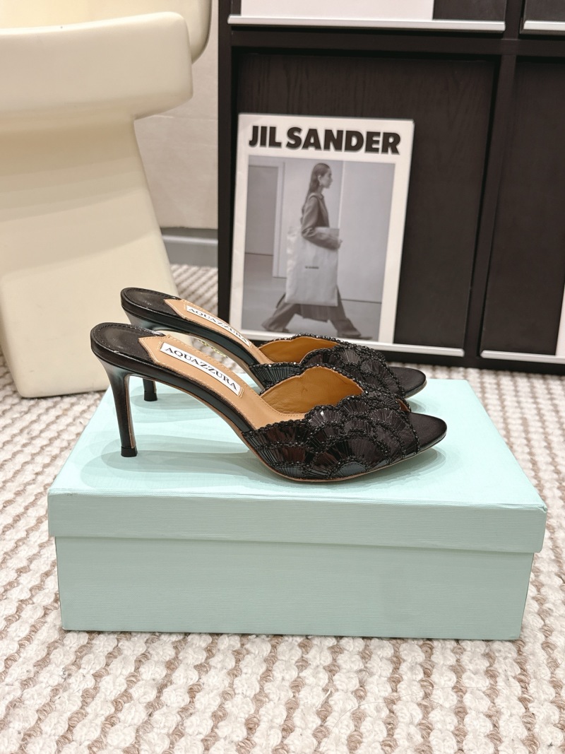 Женские босоножки Aquazzura на каблуке