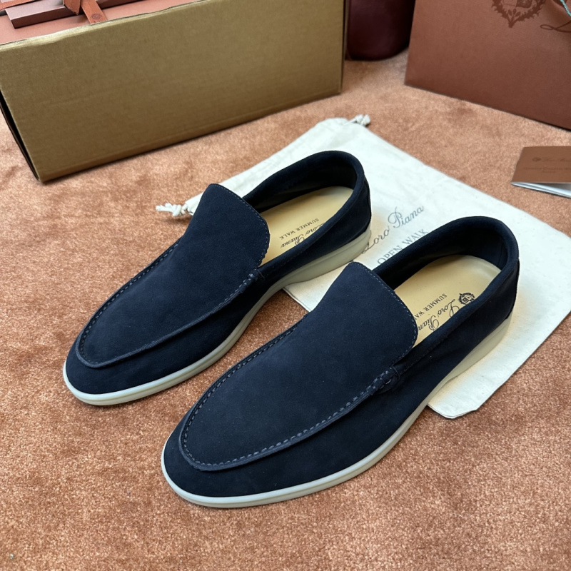 Мужские замшевые мокасины Loro Piana Summer Walk