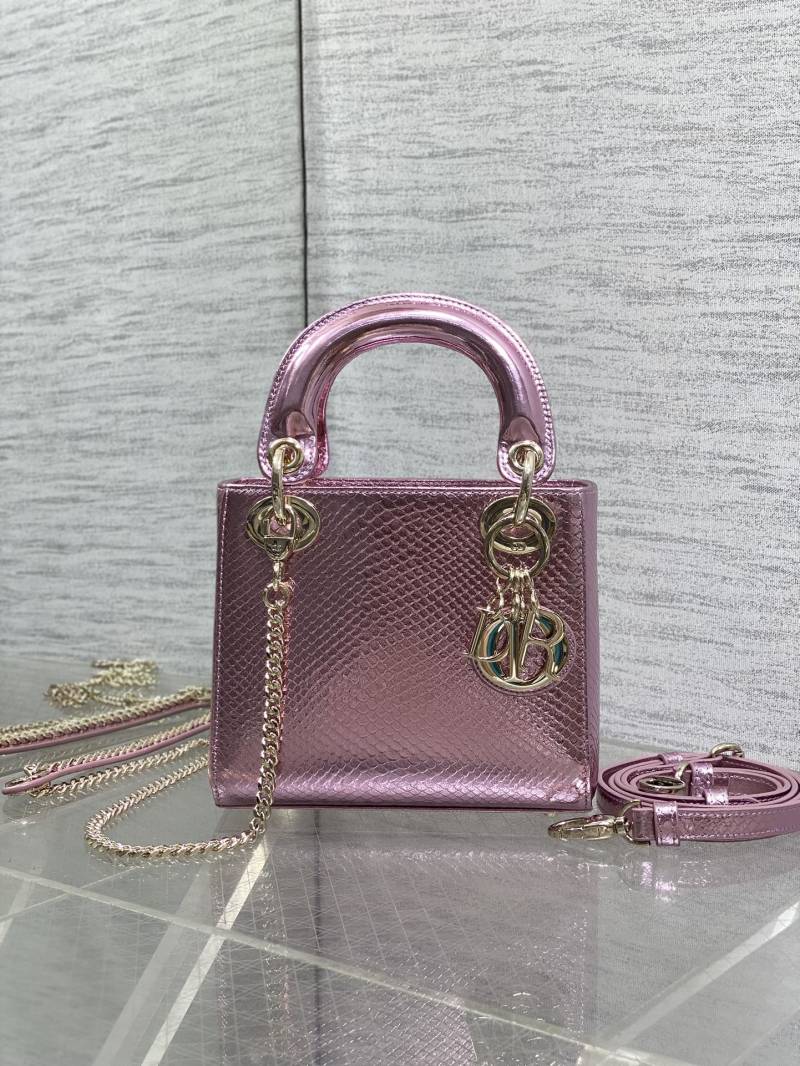 Сумка Dior Lady Dior розовая