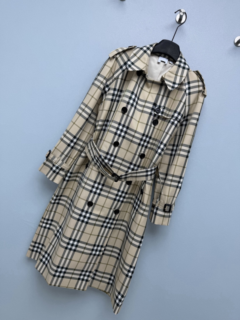 Классическое пальто Burberry в клетку