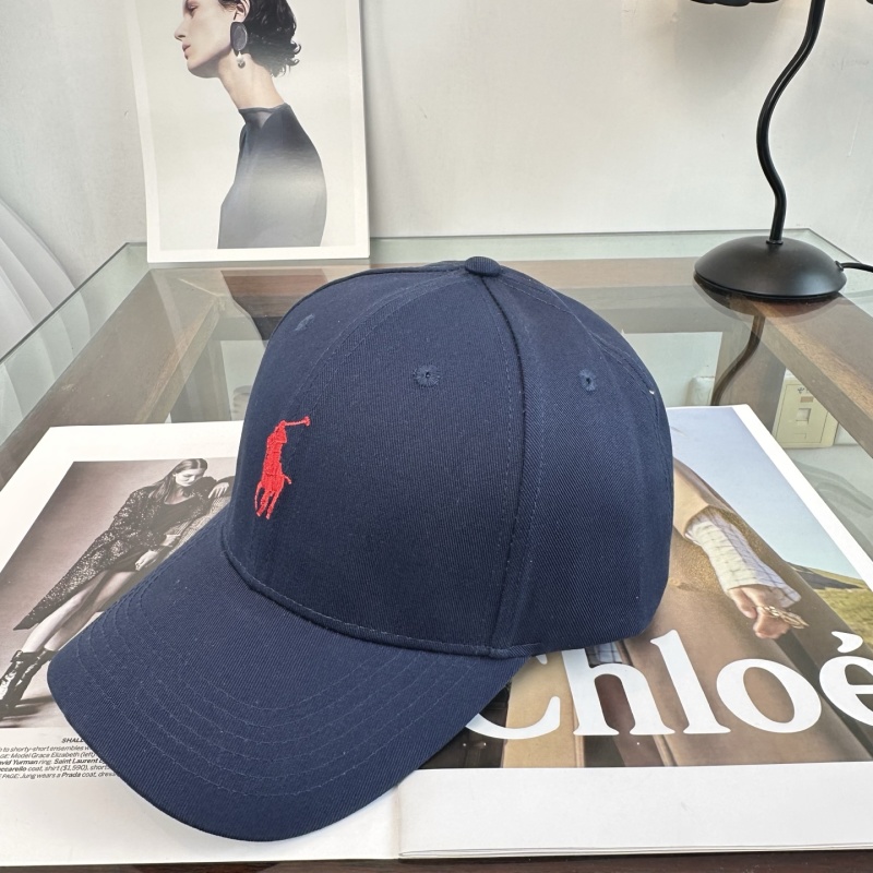 Кепка POLO синяя с вышивкой Без бренда
