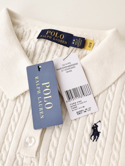 Вязаный кардиган Polo Ralph Lauren белый