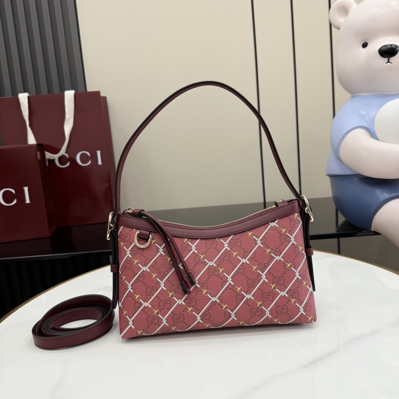 Сумка Gucci с принтом и ремнем