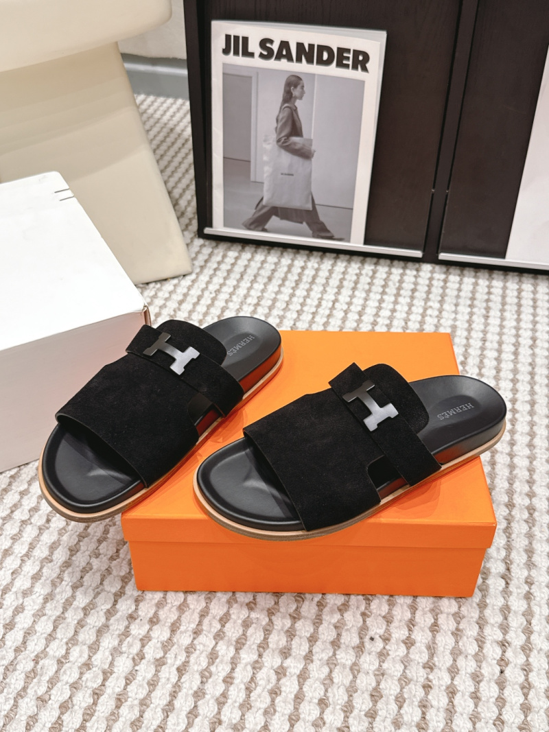 Шлёпанцы Hermes Oran стиль Hermès