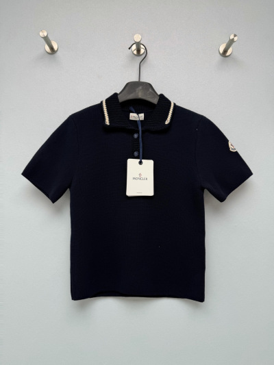 Кофта-поло Moncler с контрастной отделкой