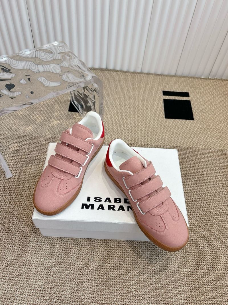 Кеды Isabel Marant женские розовые на липучках