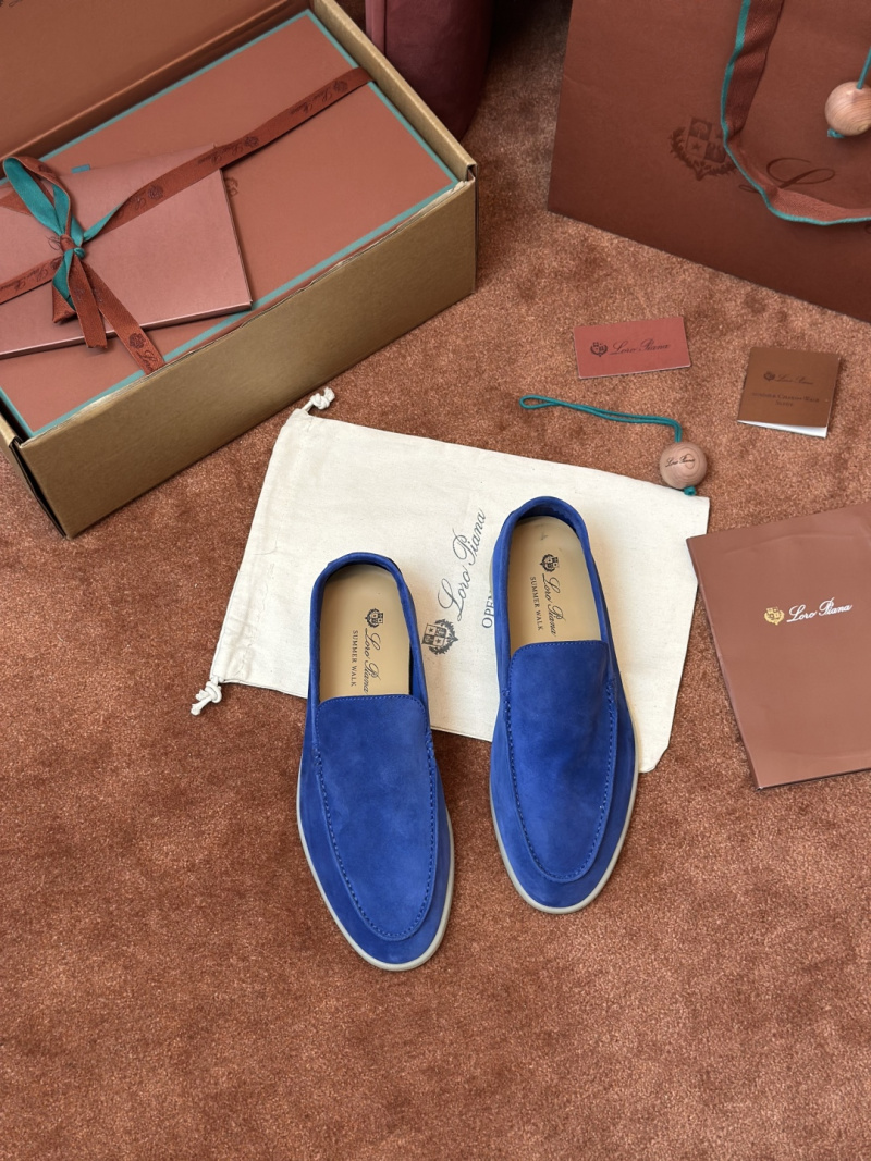 Мокасины мужские Loro Piana синие