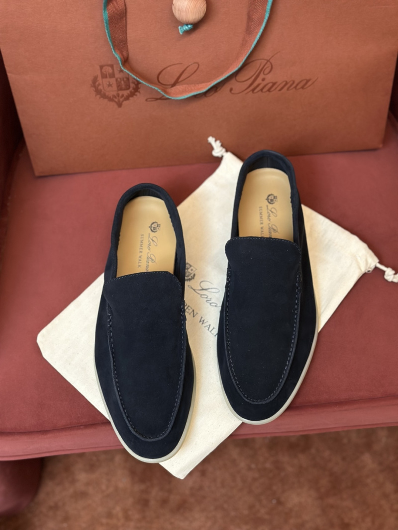 Мужские замшевые мокасины Loro Piana Summer Walk