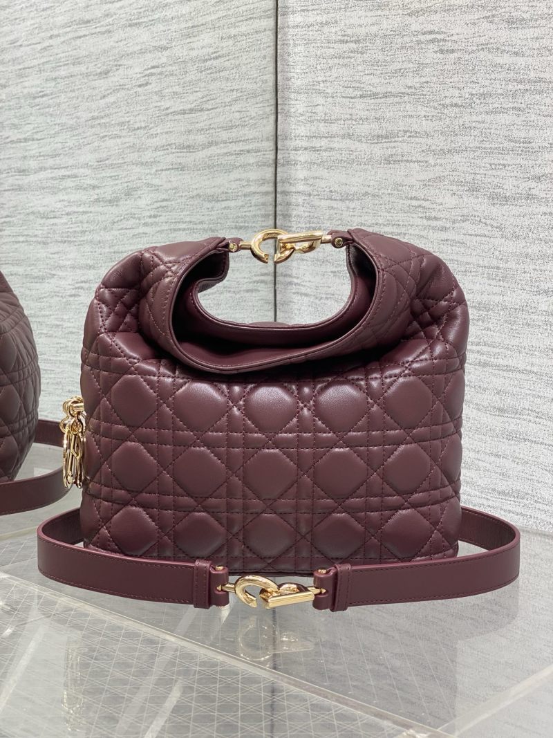 Сумка Dior Lady Dior бордовый