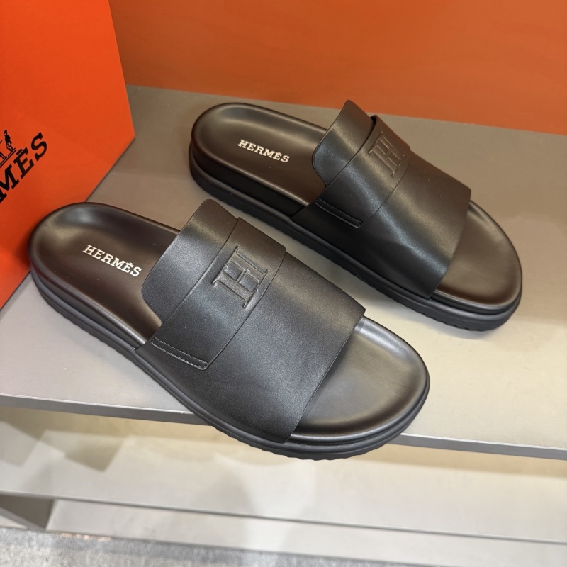 Мужские шлёпанцы Hermes Hermès