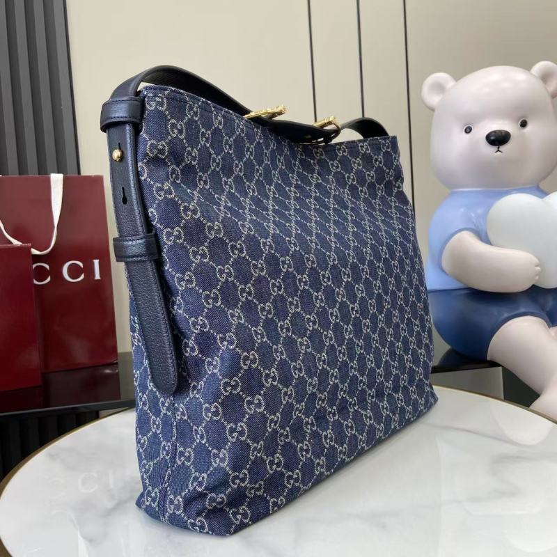 Сумка Gucci из денима с принтом