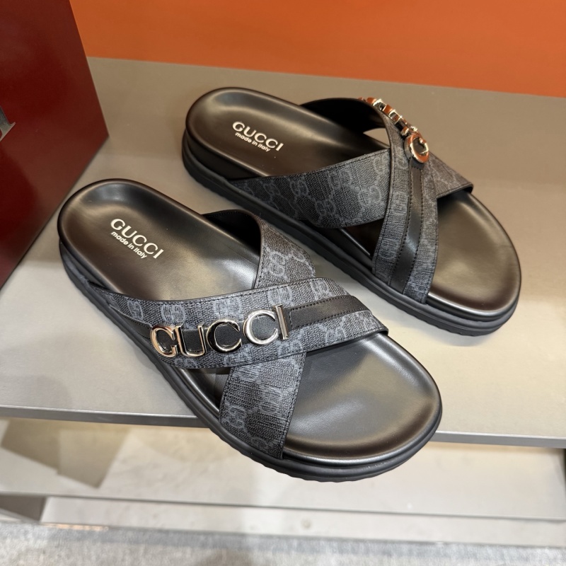 Мужские сандалии Gucci с логотипом