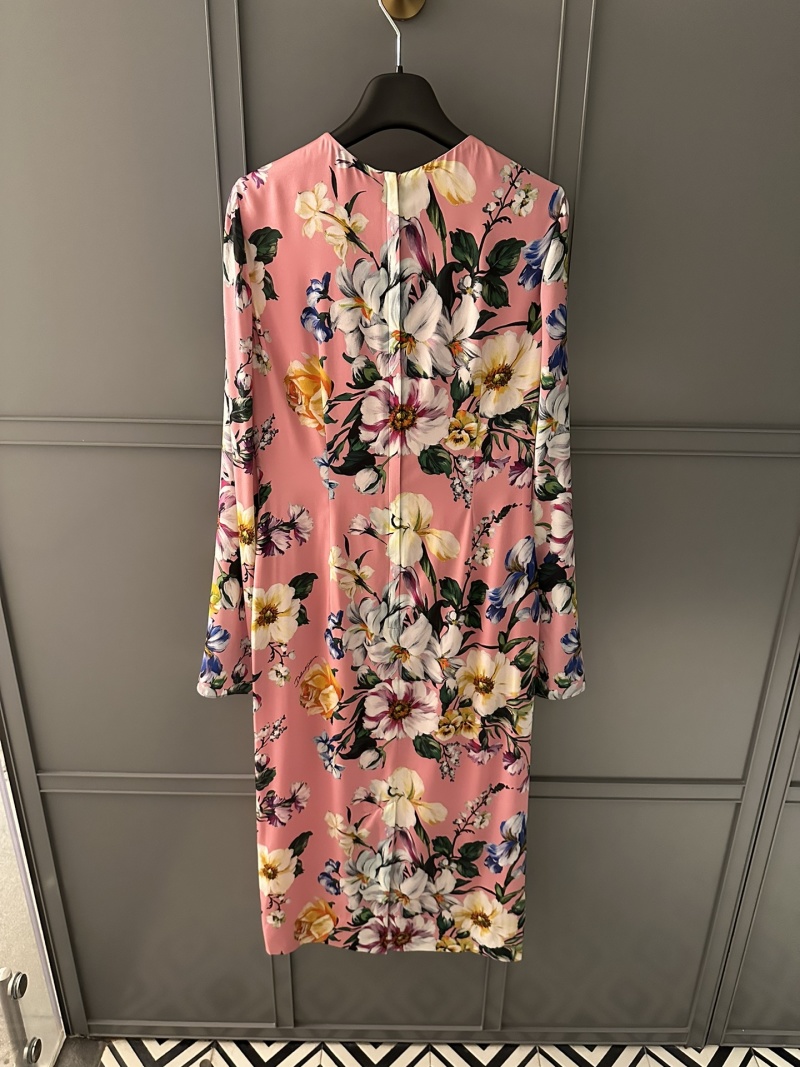 Повседневное платье с цветочным принтом Dolce & Gabbana