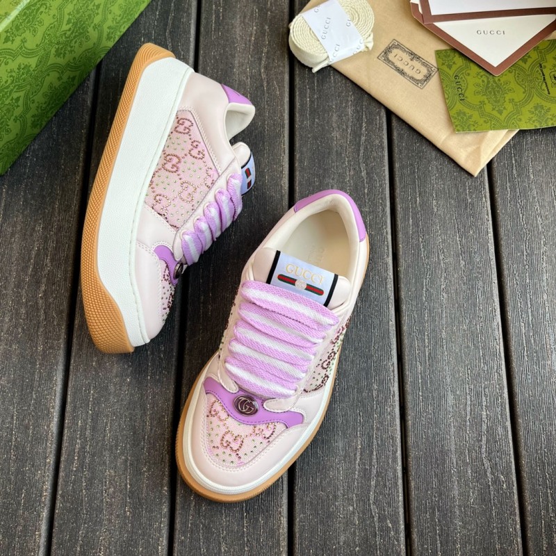 Женские кроссовки Gucci модель P430 с утолщенной подошвой
