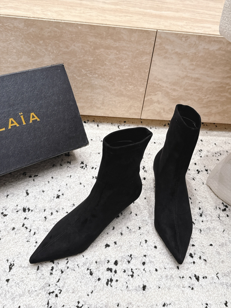 Женские ботильоны Alaia черного цвета Alaïa