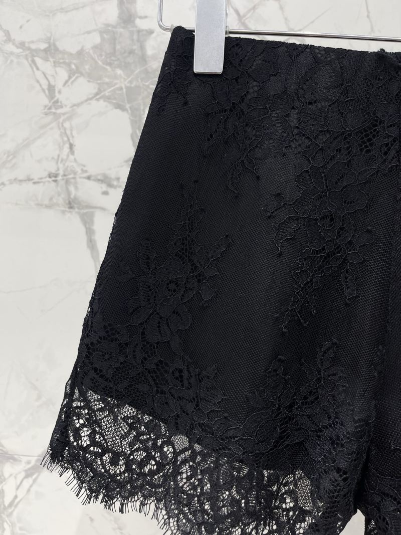 Шорты женские кружевные Ermano Scervino чёрные Без бренда
