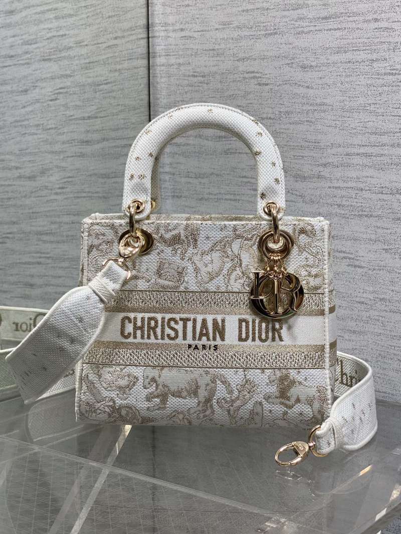 Сумка Dior Lady Dior с принтом
