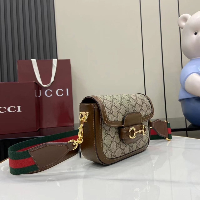 Сумка Gucci с монограммой и ремешком