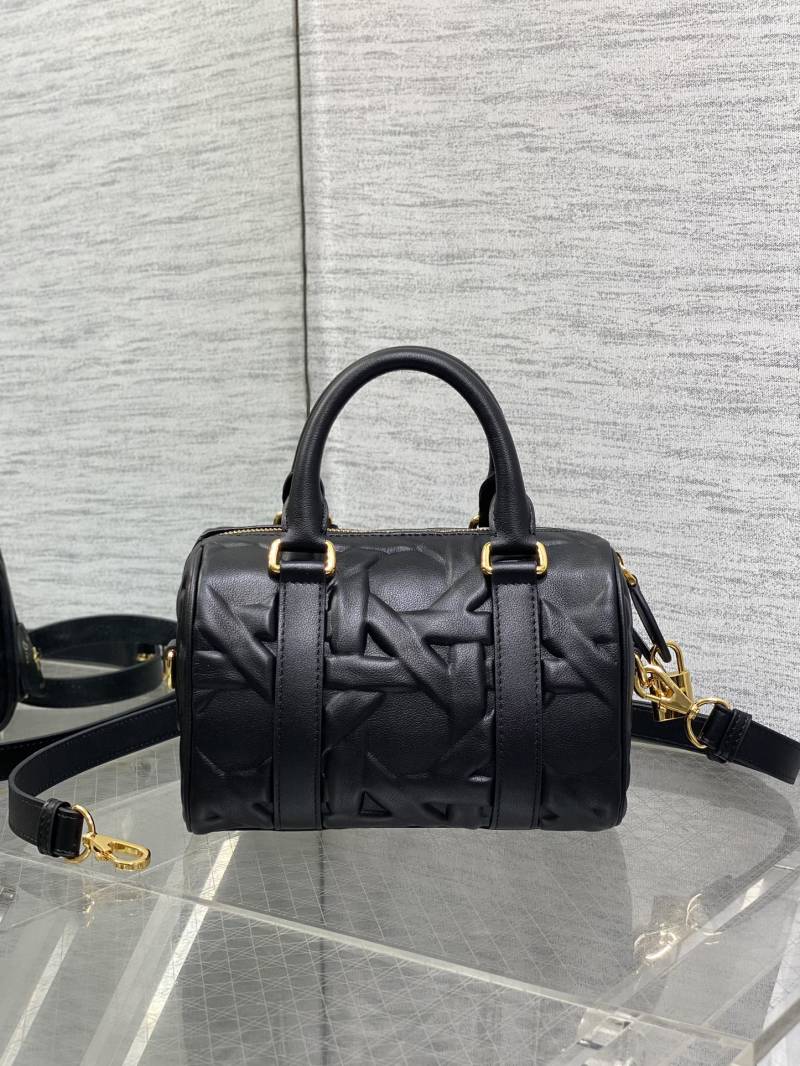 Черная сумка-баул Christian Dior