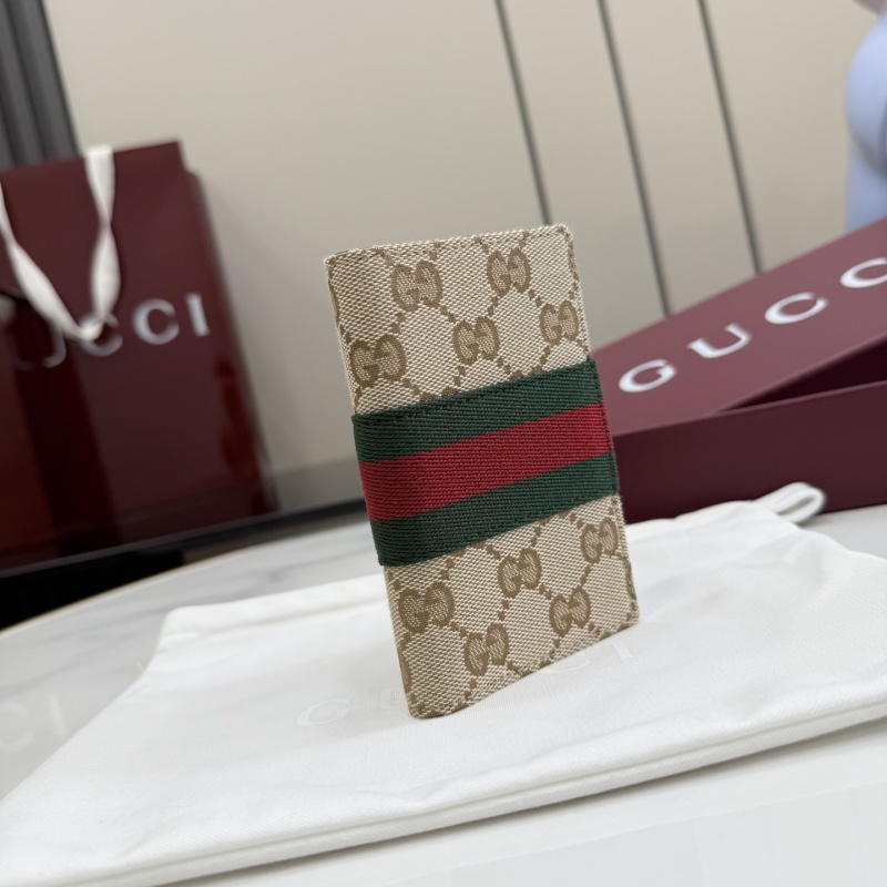 Портмоне Gucci с монограммой и полосой