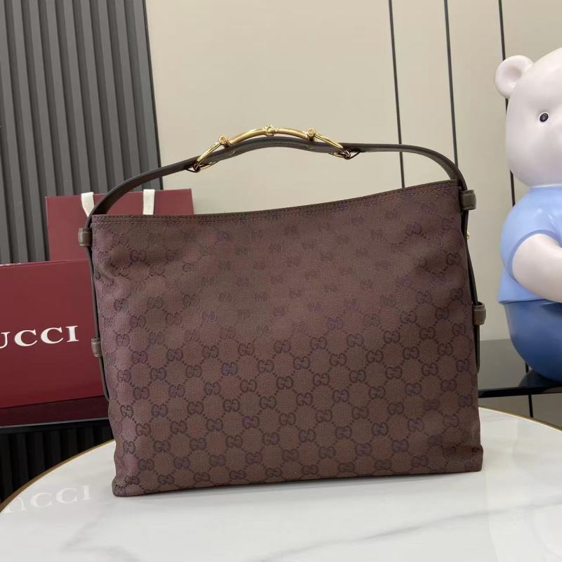 Сумка Gucci с принтом GG и ручкой