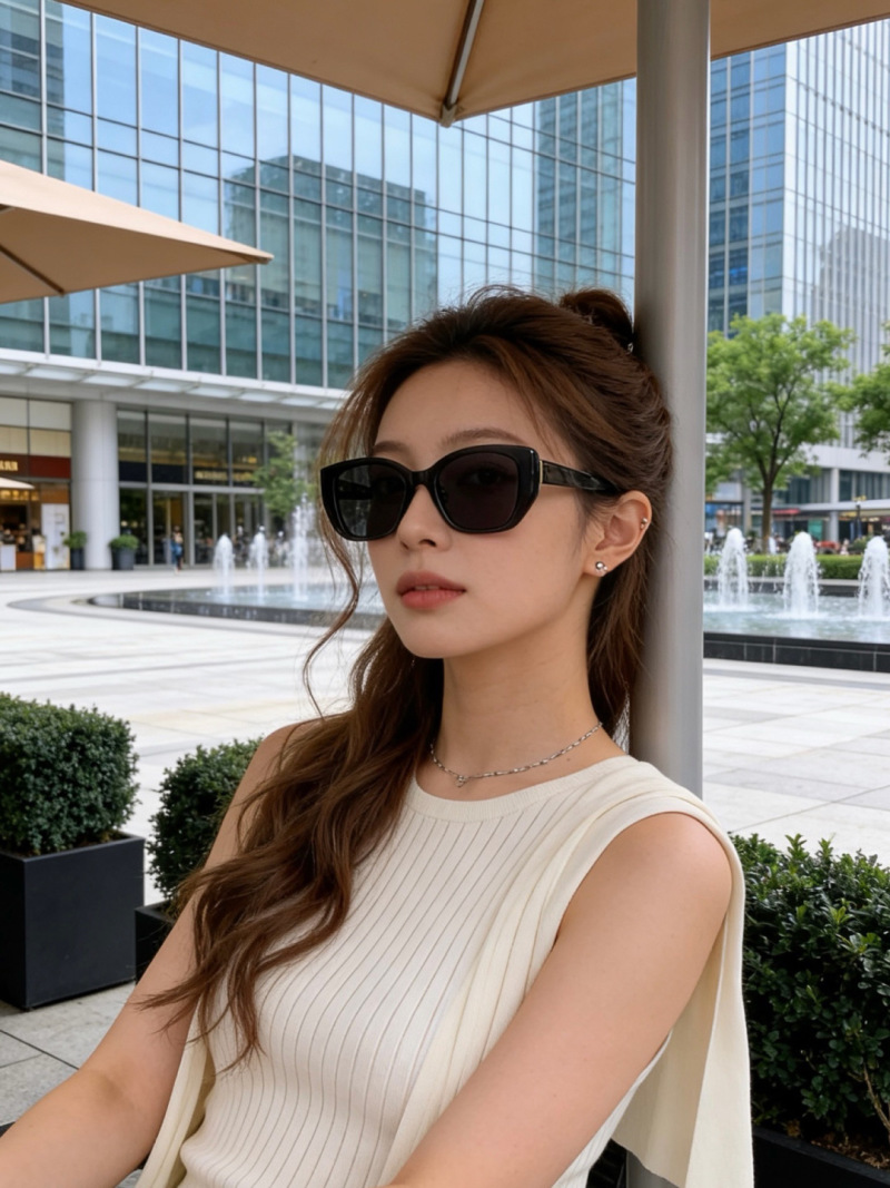 Солнцезащитные очки квадратной формы Gucci G7990
