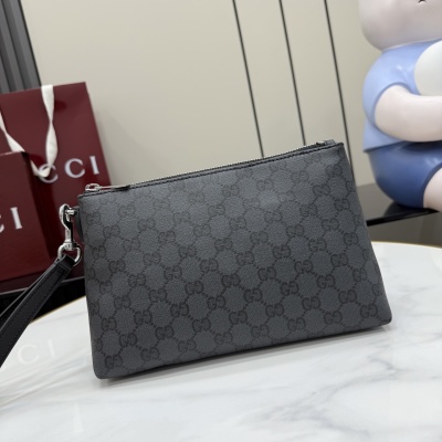 Портмоне Gucci с принтом и ремешком