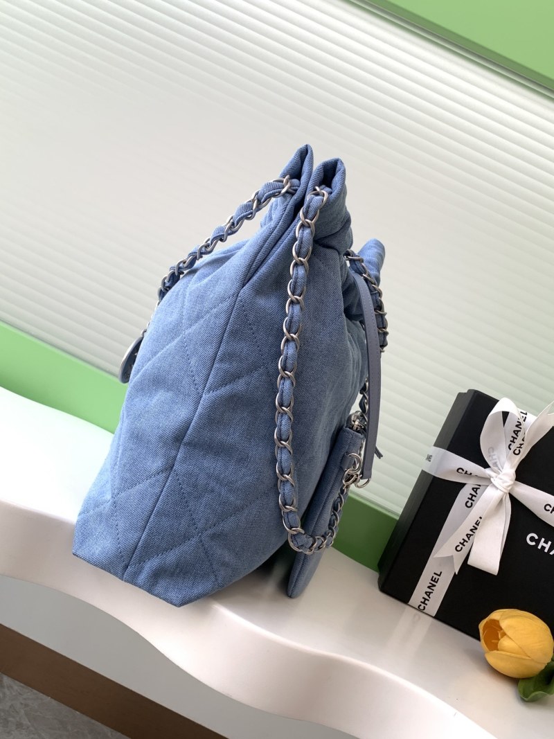 Сумка женская синяя дизайнерская AS3260 Chanel