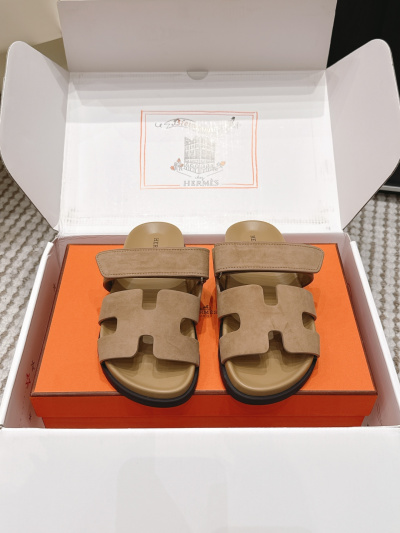 Сандалии Hermès Oran из замши