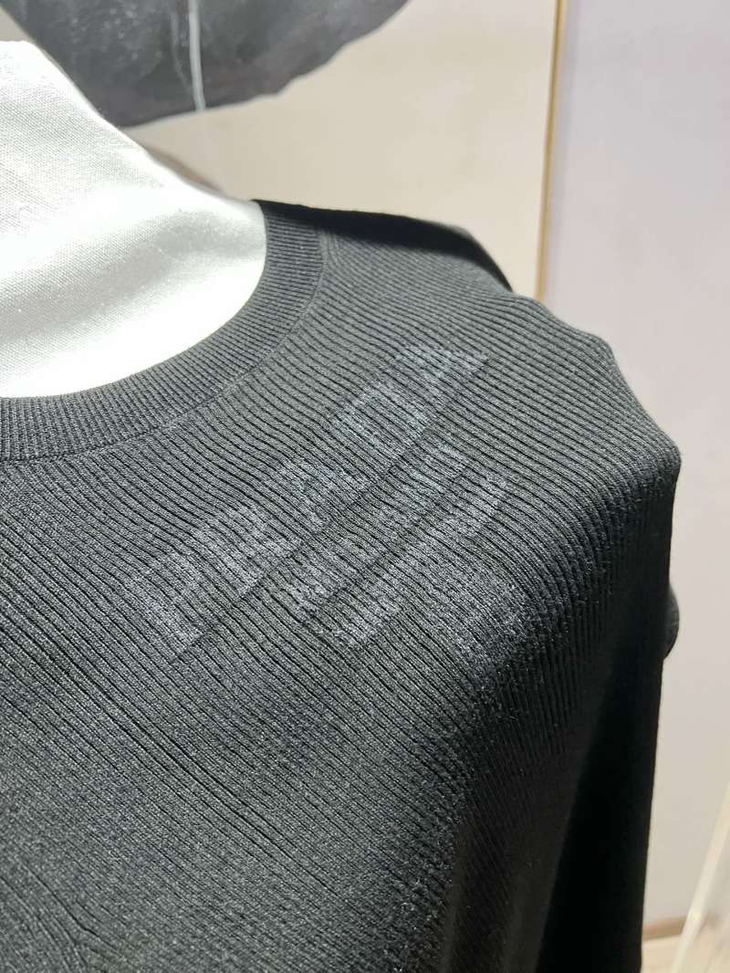 Женский черный джемпер с длинным рукавом Prada
