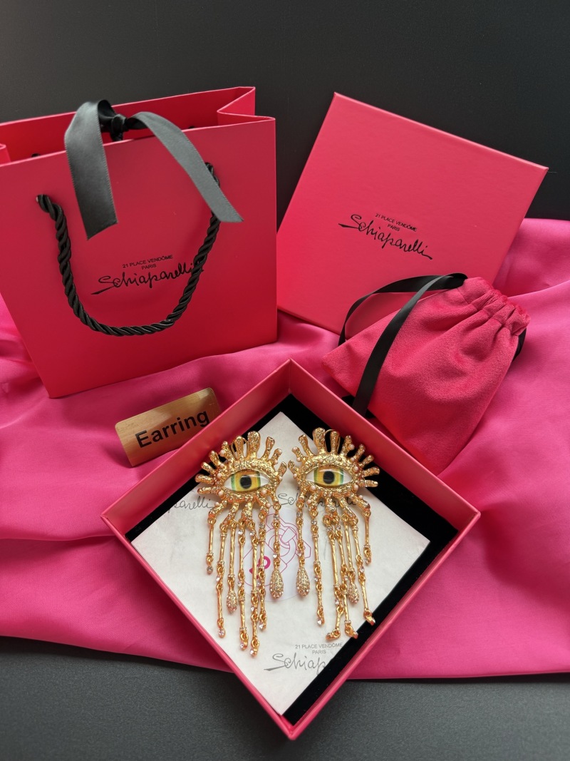 Серьги с глазом Schiaparelli