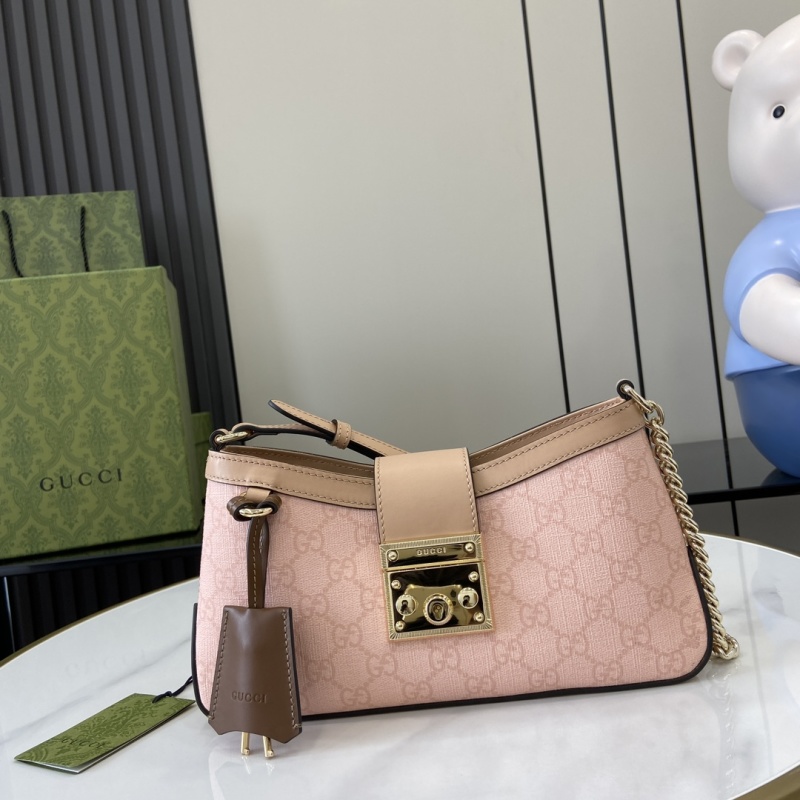 Женская сумка Gucci с цепочкой и замком