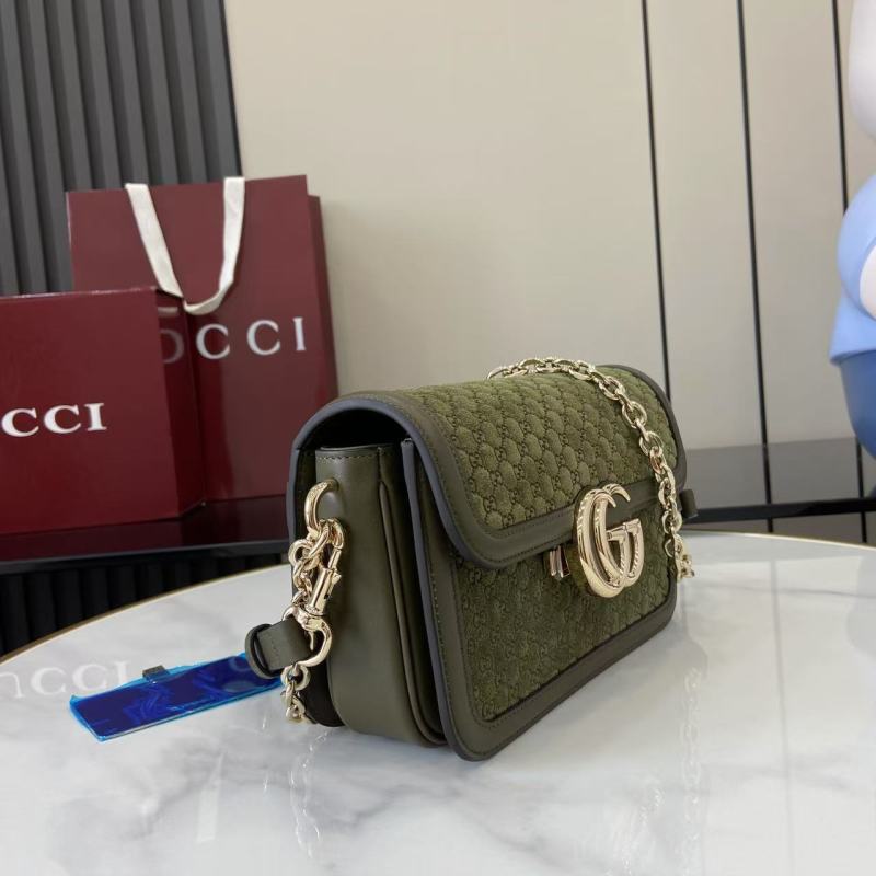 Сумка Gucci с цепочкой и принтом GG