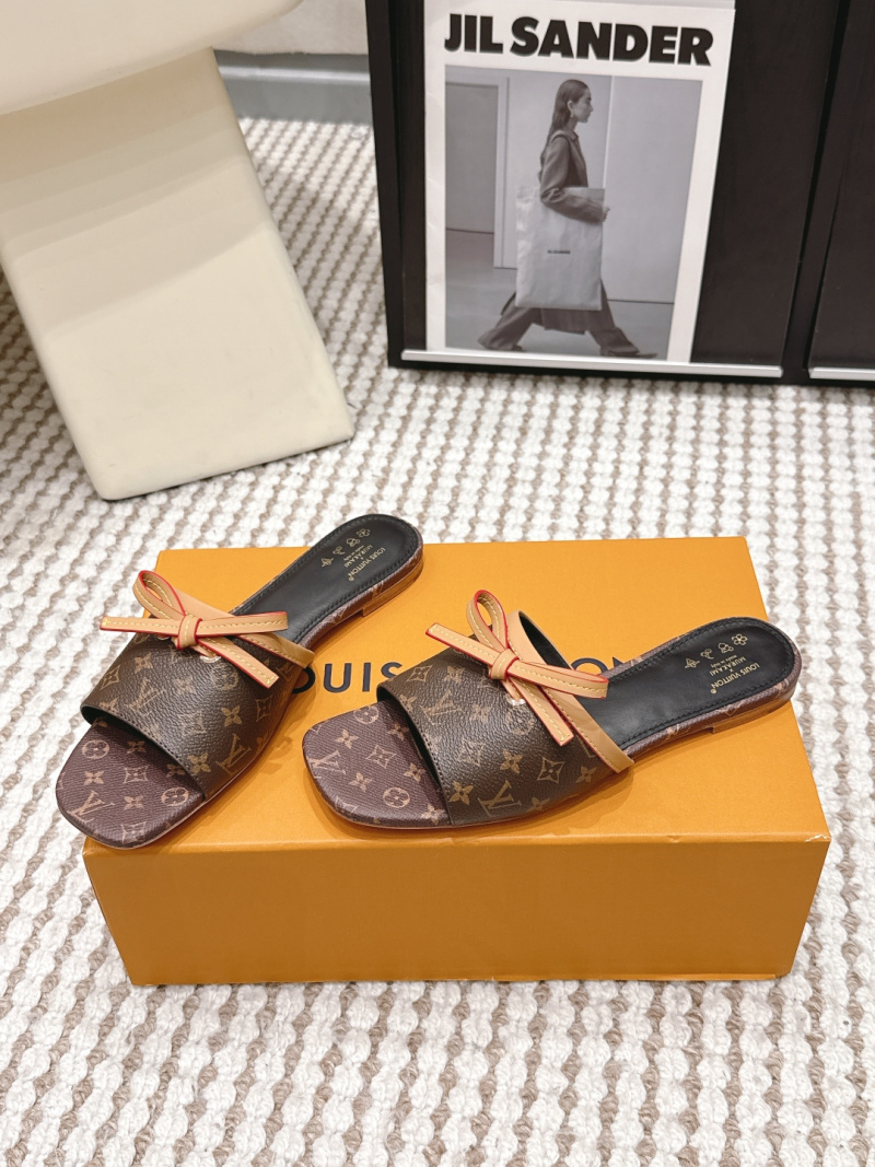 Женские эспадрильи с принтом LV и бантом Louis Vuitton