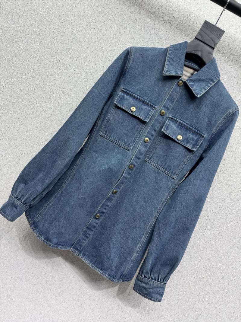 Джинсовая рубашка Burberry