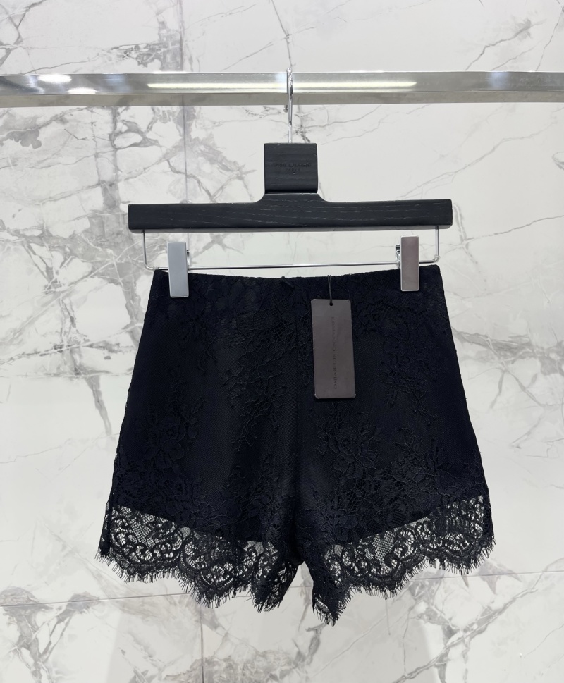 Шорты женские кружевные Ermano Scervino чёрные Без бренда