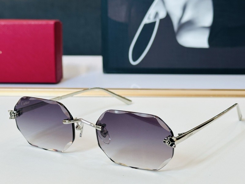 Солнцезащитные очки Cartier CT0760S Золотая отделка Градиентные линзы