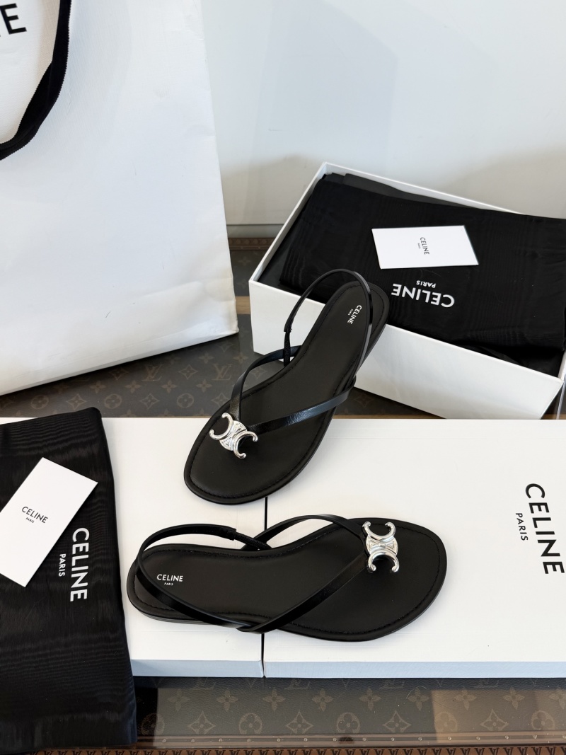 Женские босоножки Celine с логотипом