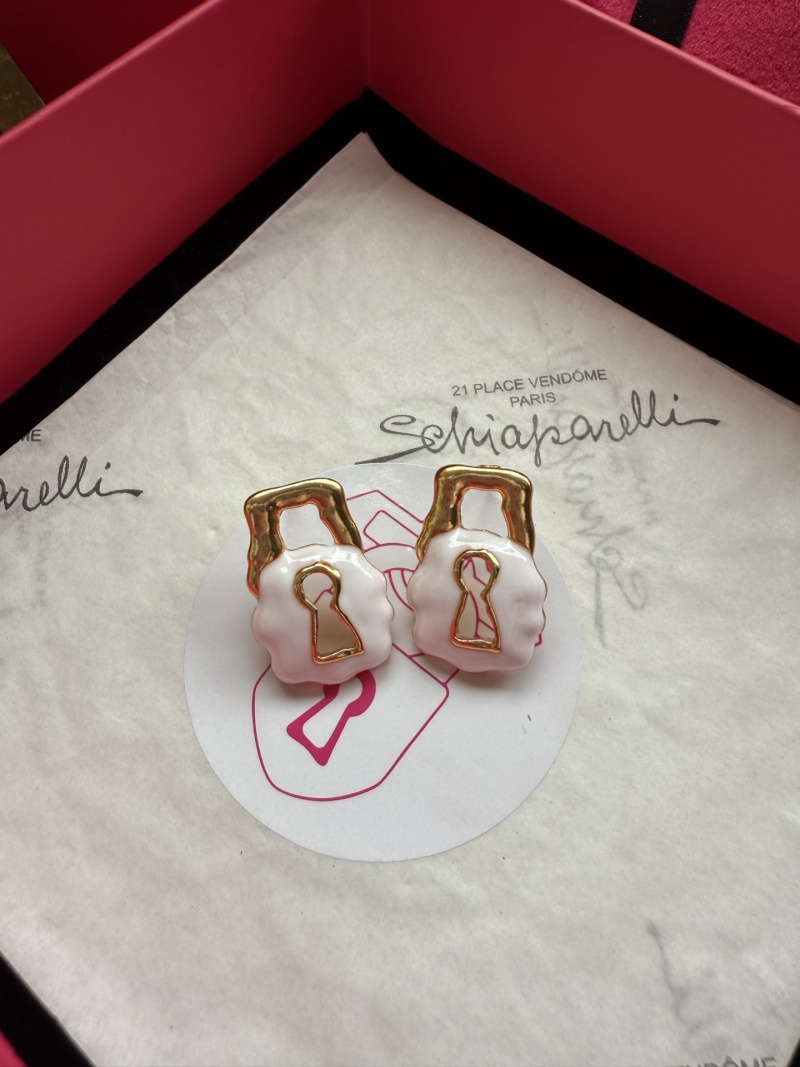 Серьги в виде замков Schiaparelli