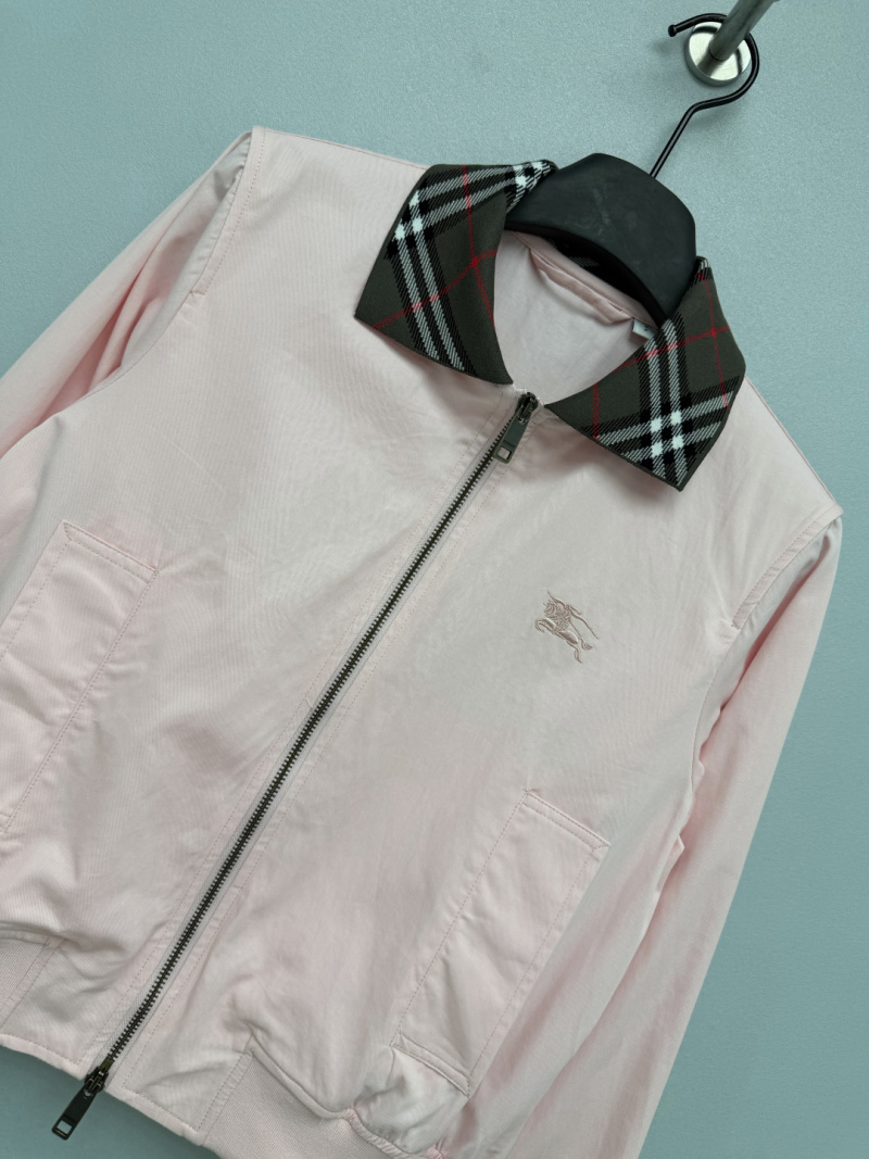 Куртка Burberry с клетчатым воротником
