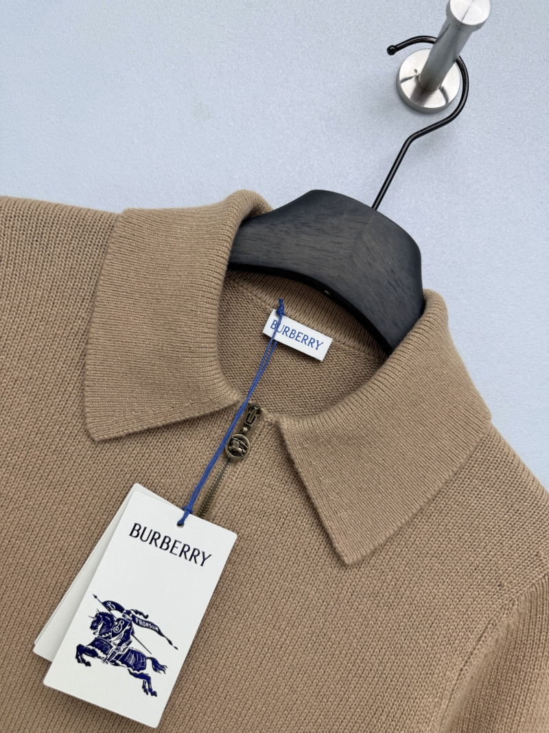 Поло-свитер Burberry из 100% шерсти