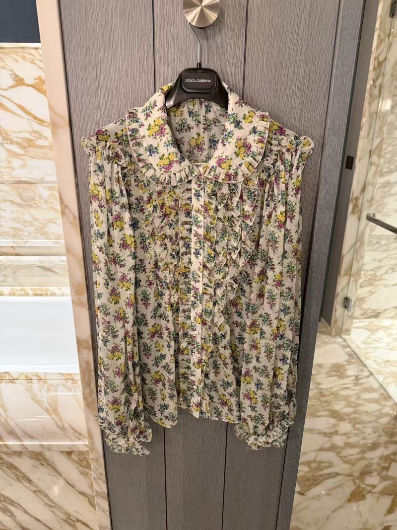 Рубашка с цветочным принтом Dolce & Gabbana