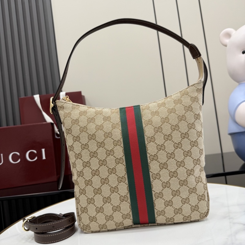 Сумка-мешок Gucci с монограммой и ремешком
