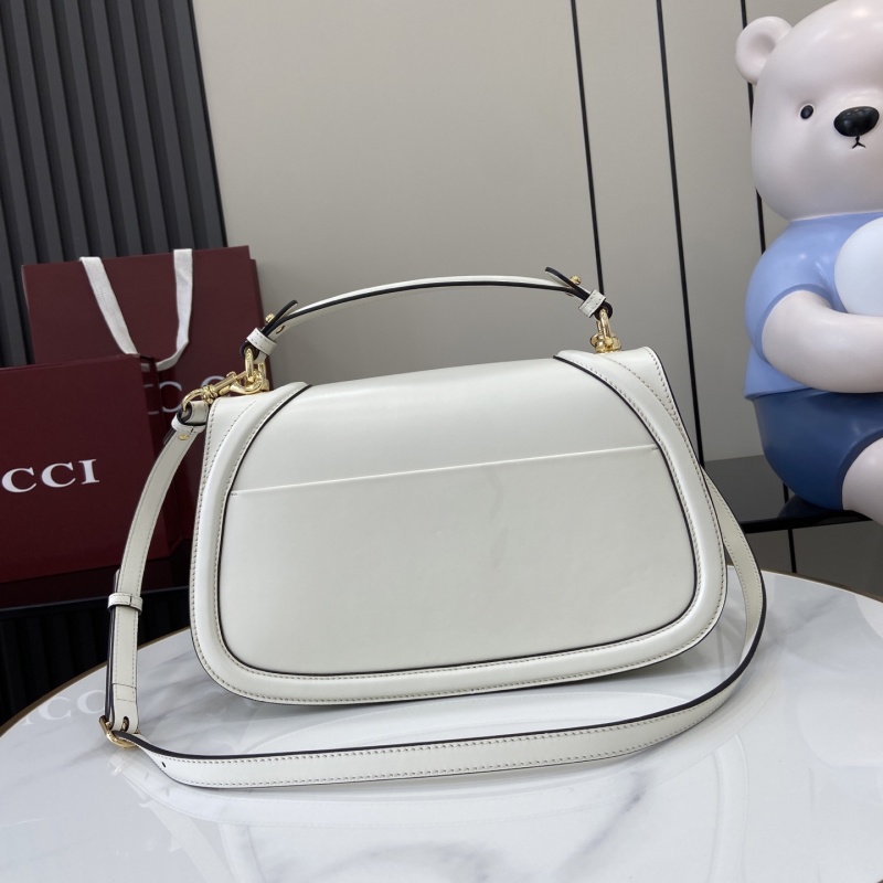 Сумка Gucci белая с логотипом